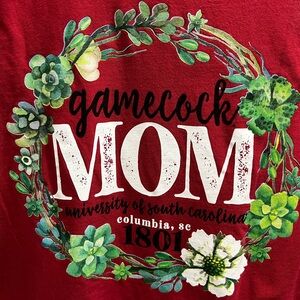 “Gamecock MOM” University of SC Comfort Colors Short Sleeve Graphic Tee Size XL